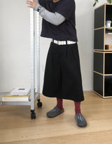 No.05 HIC made big black bermuda