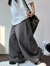 CARPENTER BIG CARGO BALLOON SIDE PINTUCK PANTS 🩶🖤🤍4COLOR
