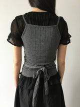 Mono Tie-Up Sleeveless (4color)