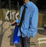 ASCLO Linen Box Fit Shirt (4color)
