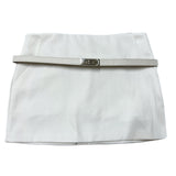 Demay Modern Basic Belt Mini Skirt