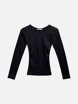 [Long sleeve ver.] Roen Modal Side Shirring Tee (6c)