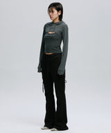 SYMBOL BOLERO HOODIE SET-UP_CH