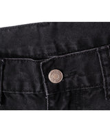 LB ウォッシュド オックスフォード カーペンターパンツ (Black)