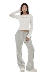 Kleen club letter top, White