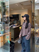 Levi Cross Slit Stitch Denim Pants