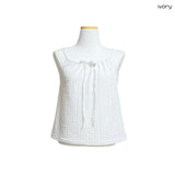 (3color) Shirring Openwork Knit Camisole