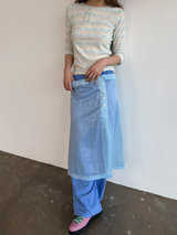 shine button layered skirt 