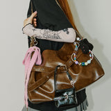 Angora Drop Ribbon Keyring