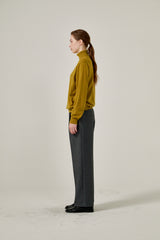 Cashmere turtle neck knit (Mustard)