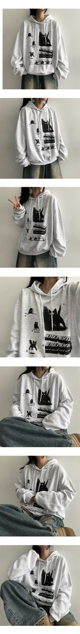 チェブルビンテージキャッツフーディー