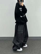 ビッグオーバーデニムカーゴバルーンパンツ