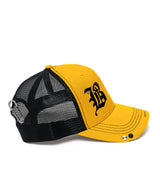 BBD Dual B Logo Trucker Mesh Cap (Mustard)