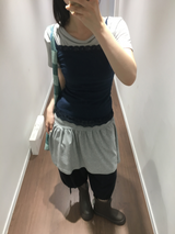 ドロップリブレースノースリーブトップ (7color)