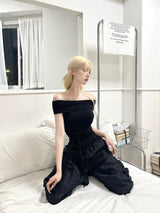 1271. Flap off chiffon ribbon crop top (4color)