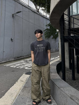 Army pigment dyeing short sleeve t-shirt