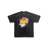 "BACK TO OFFICE" プリント S/S Tシャツ