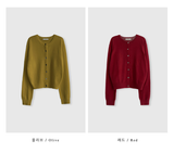 Pomer Basic Button Cardigan / 7 colors