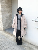2wayコージーテクスチャーニットフード