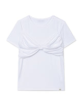RIBBON T-SHIRT(WHITE)