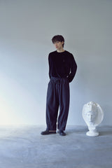 2-LAYER MICRO FLEECE SWEAT PANTS (Black)