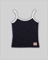 Star string Tank top Navy 