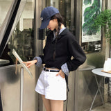 [BELLIDE MADE] Almonds, color cropped sweat
