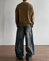 Bis Diagonal Button Knit