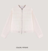 [F/W] Velvet crop padding cardigan(2color)