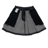 25SS ウィメンズデニム デニススカート ブラック