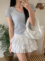 PK Cancan Mini Skirt Pants (3color)