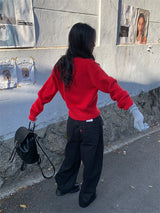 RABBIT ANGORA KNIT CARDIGAN