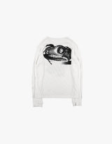 LIZARD AAS RIBBED LONGSLEEVE WHITE