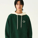 [UNISEX] スモールドローイングカラーブラックフーディー