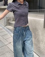Small check shirts