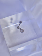 All surgical steel heart cubic piercing