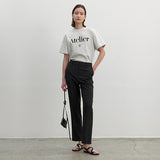 (PT-5521)ESSENTIAL SLIM STRAIGHT PANTS