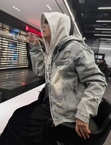Cray Denim Hooded Jacket