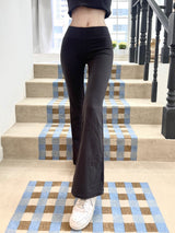 1296. Minimal span boots cut leggings (2color)