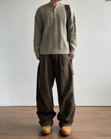 Tog Cable Henley Knit