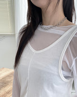 フラットリングモーションネックレス