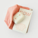 oab flower airpods case (ivory)