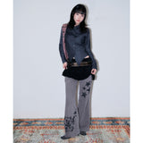 Overlay Panel Solid Shirt [Deep Gray]
