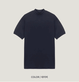 マッスルフィットハーフハイネック半袖Tシャツ