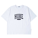 HUKE Logo Skate Short Sleeve Shirt (White)
