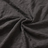 Crease half T-shirts / Charcoal