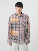 Rookie washing checked shirts 2color