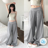 ベルティ サイドピンタックエラスティックワイドパンツ