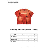 KMC SUNBURN Washed T-Shirt