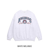 Arkansas Crack Lettering Brushed Sweatshirt